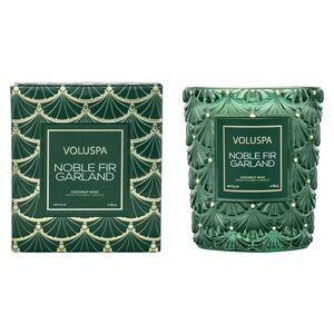 Voluspa Noble Fir Garland Green Candle *please read*